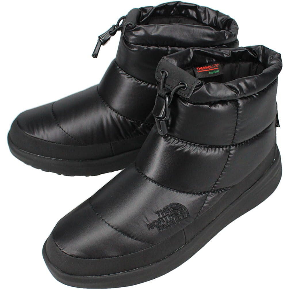 正規品 ウィメンズ ヌプシ ブーティ ウォータープルーフ 8 ショート フラッシュブラック×TNFブラック NFW52273 FK