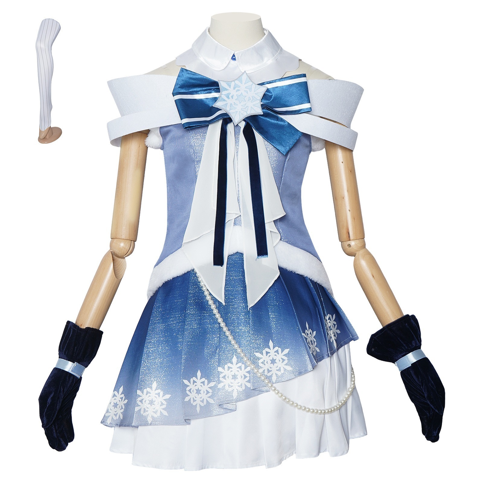 【限時割!引!】世界計画2025冬雪初cos服冬バーチャルアイドルハロウィーン二次元パフォーマンス衣装