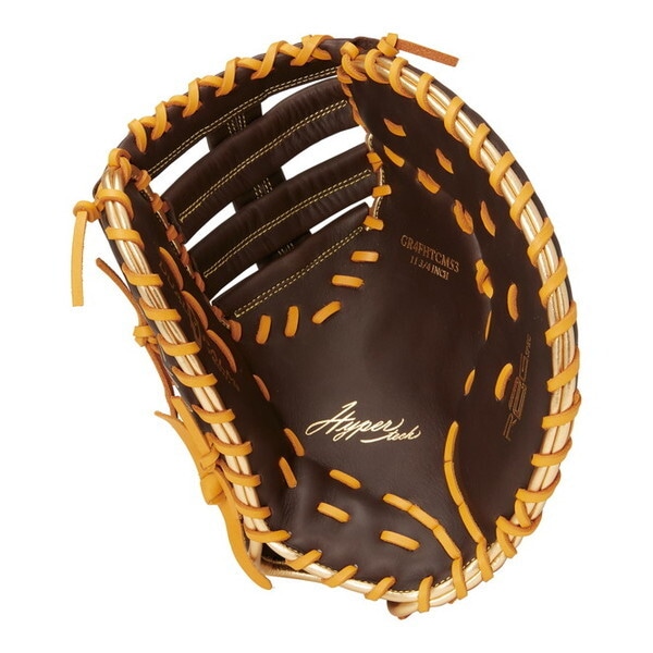 ローリングス 野球 軟式用グローブ ナンシキ ハイパーテック CO SYNC M53 DBR/Pイエロー GR4FHTCM53-DBR/PY