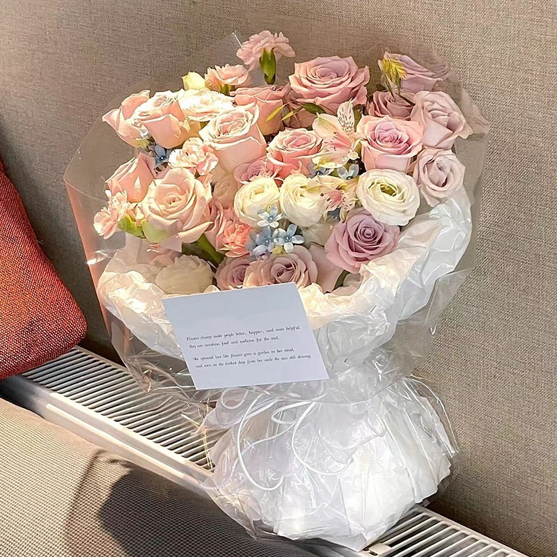 卒業シーズン贈り物 【急速出荷】プリザーブドフラワーシミュレーションソープ花粉ライチクリームローズブーケ親友や彼女への誕生日プレゼントバレンタインデー2つの方がお得です