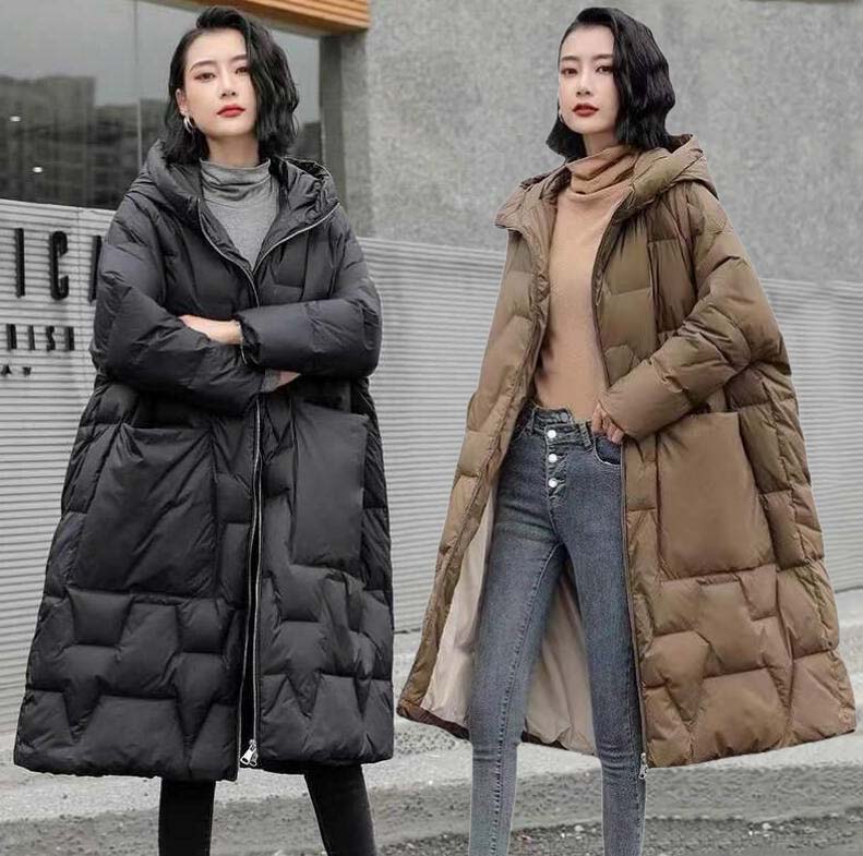 厚手 韓国風 中綿ジャケット 冬用 カジュアル ダウンコート 暖かい 可愛い レディース ロングコート 中綿コート フード付き 防風 防寒コート アウター ダウンジャケット フリーサイズ 着回し 通勤
