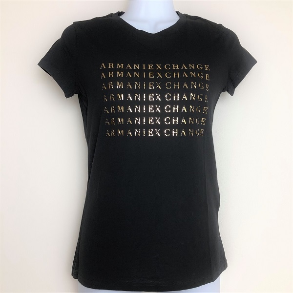 Tシャツ トップス レディース 半袖 6ZYTBC 黒 ロゴ S 夏 サマー