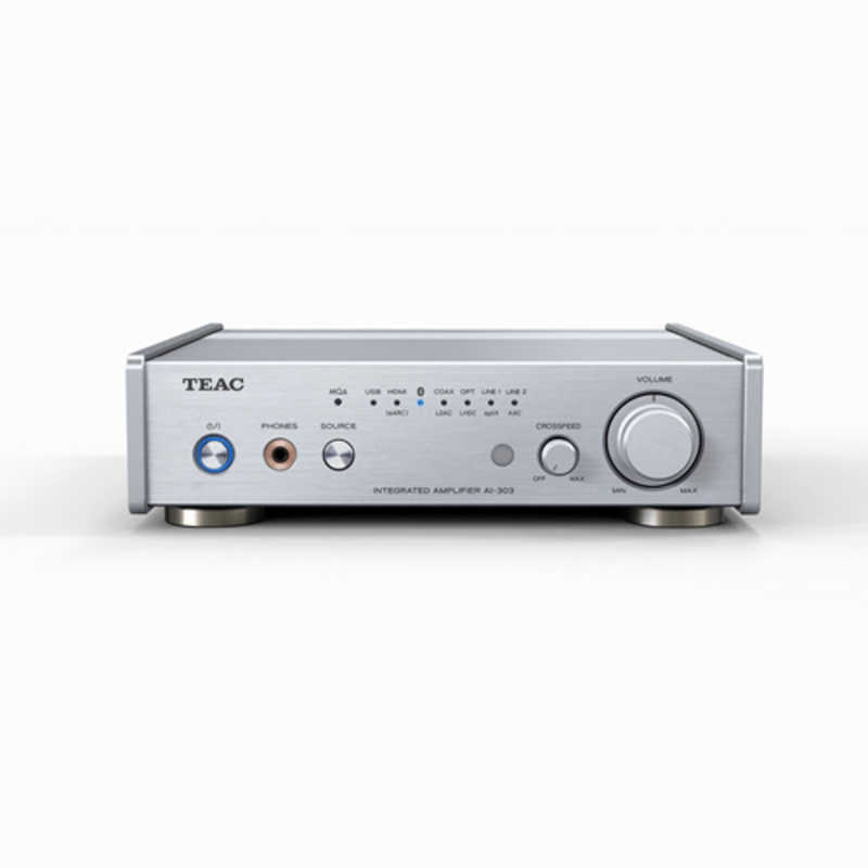 TEAC　USB DAC/ステレオプリメインアンプ シルバー [ハイレゾ対応 /DAC機能対応]　AI-303-S