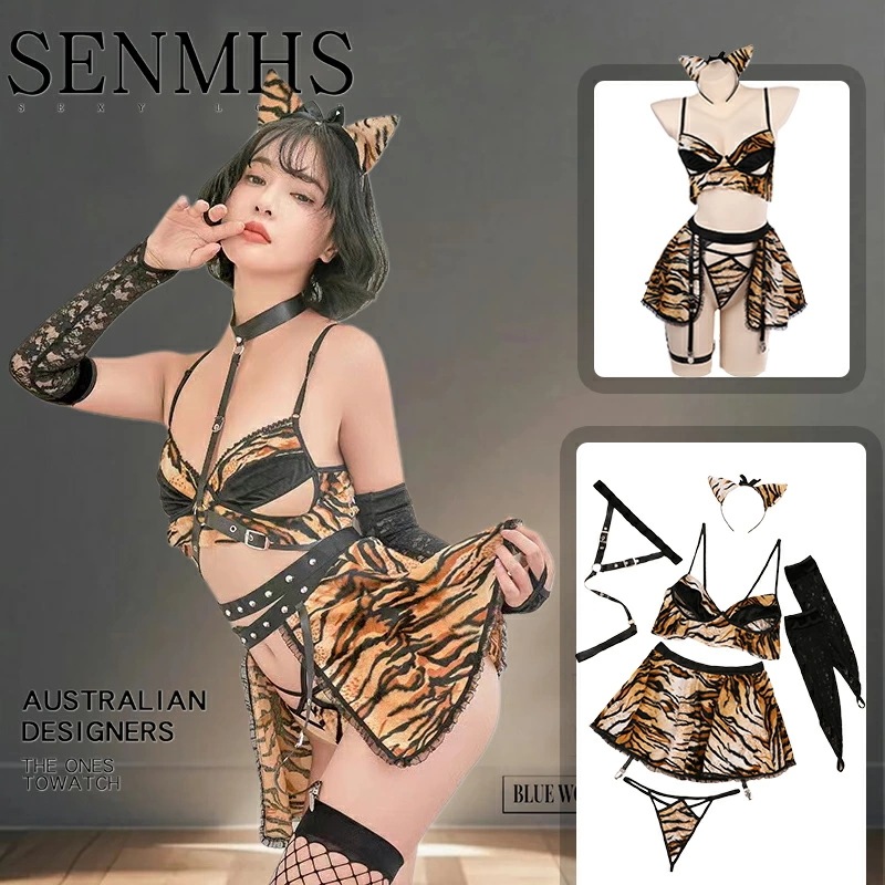 【即納】 猫コスプレ ランジェリー ベビードール キャット セクシー コスプレ キャット コスチューム 衣装 豹柄 ヒョウ柄 シースルー 下着 コスプレ かわいい ハロウィン クリスマスイベント仮装