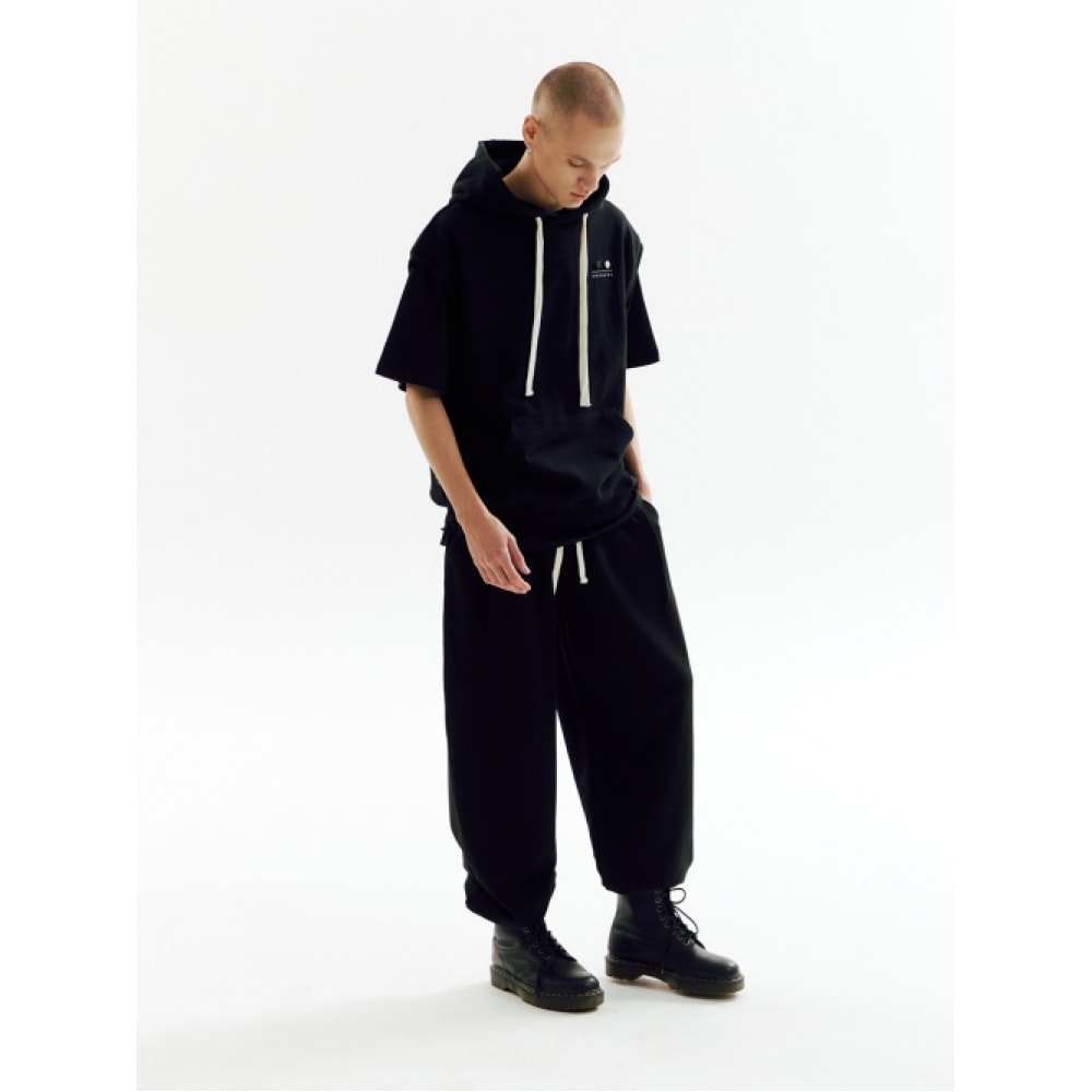 チョウウーダブルバンドジョガーパンツ-ブラック_CW1A_B04WU