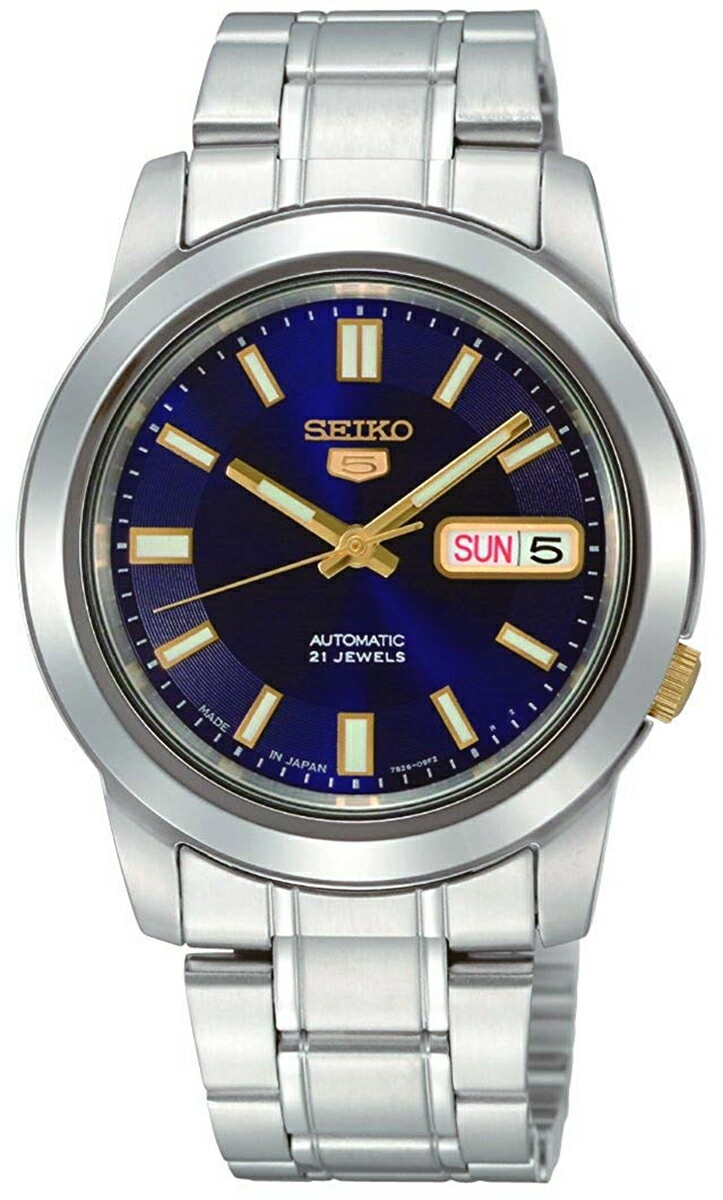 [10年保証] [訳あり品] [新品] [セイコーインポート] SEIKO 5 SNKK11K1 　セイコー ファイブ メタルベルト 自動巻き