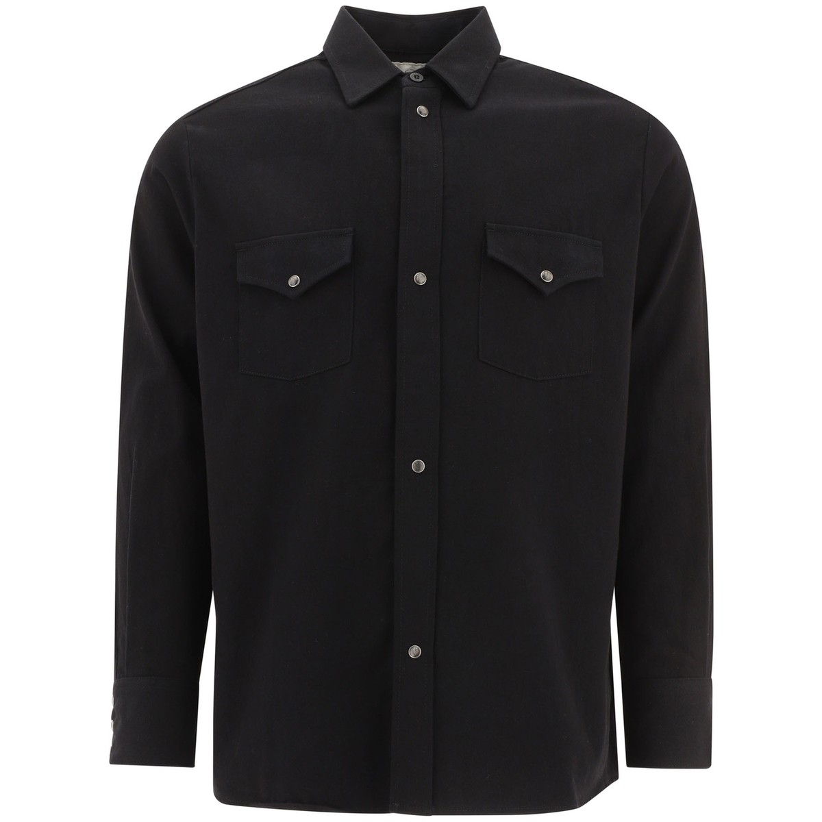 OOTDSS22-WSBBLACK ブラック シャツ メンズ vi