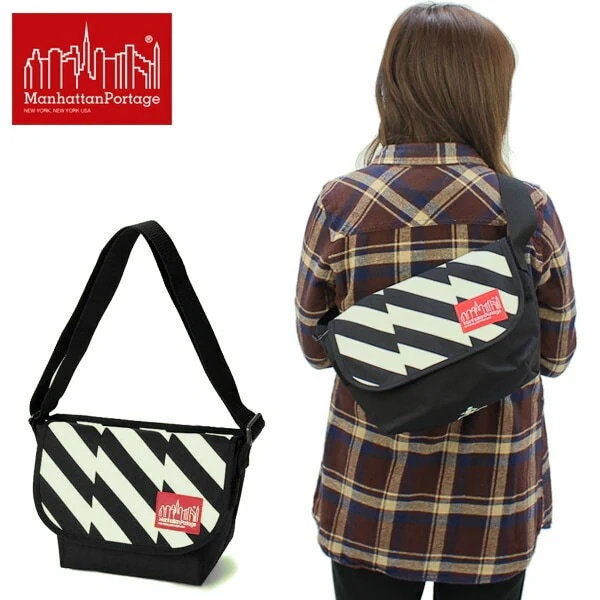 マンハッタン ポーテージ Canvas Art Print Casual Messenger Bag JR(MP1605JRART19)メッセンジャーバッグS ショルダーバッグ 国内正規品 [BB 8,910円