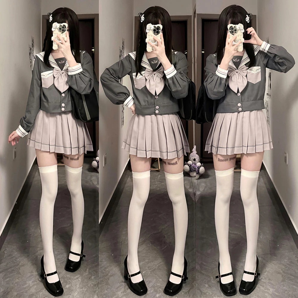 JK制服セット太郎カラーJK制服不良少女セーラー服ソフト少女学生スーツ