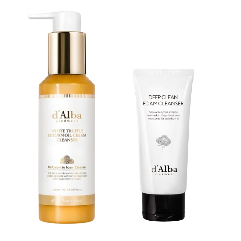 クレンジング 2種セット(ホワイトトリュフリターンオイルクリームクレンザー 150ml+ホワイトトリュフ ディープクリーン フォームクレンザー 80ml) 韓国スキンケアクレンジング/毛穴汚れケア洗顔