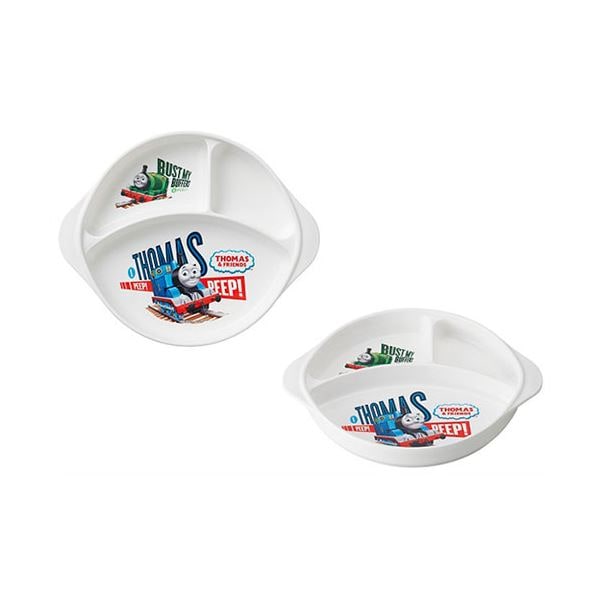 [5セット] オーエスケー きかんしゃトーマス ランチ皿 足ゴム付 CB-36TMSX5