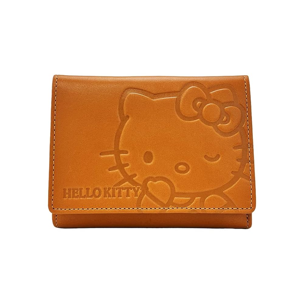 [Ｙｕｂｉ] ハローキティ 二つ折り財布 [本革 財布 レディース 二つ折り財布 かわいい 小さい財布] 9H76-00-063
