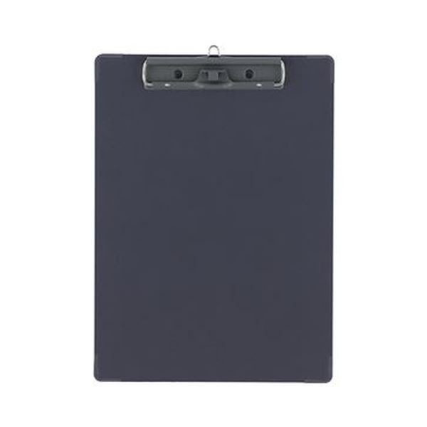 (まとめ)コクヨ 用箋挟B(クロス貼り)カラーA4タテ ダークグレー ヨハ-C28DM 1セット(10枚)(×3セット)