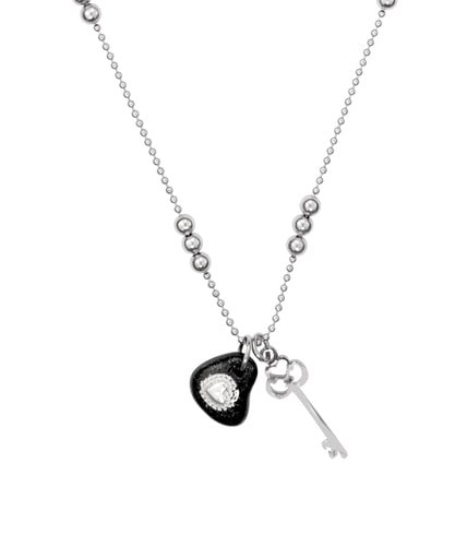 NFF huge love key necklace silver ヒュージラブキーネックレス シルバー 韓国アクセサリー 正規品 ネックレス