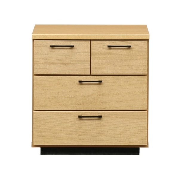 日本製 天然木 チェスト ３段 オイル塗装仕上げ 60cm幅 ナチュラル 完成品 タンス 衣類収納 引出し収納