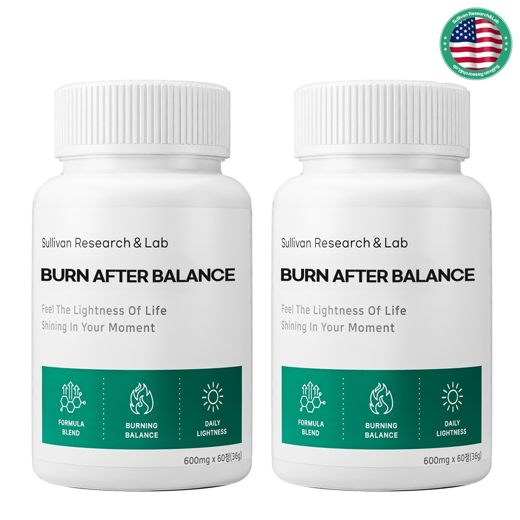 【韓国インスタ発！今話題の人気サプリ】 バーンアフターバランス 360mg × 60粒 2BOX ベルベリン クルクミン AMPK活性化 体脂肪減少 基礎代謝アップダイエット 脂肪燃焼 細身