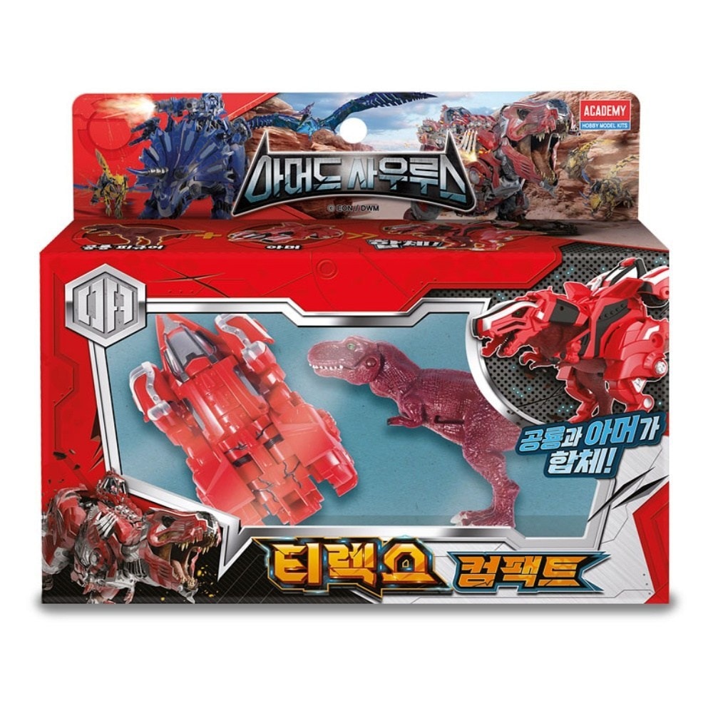 アカデミー科学アーマードサウルスロボット玩具ティレックスコンパクト1個