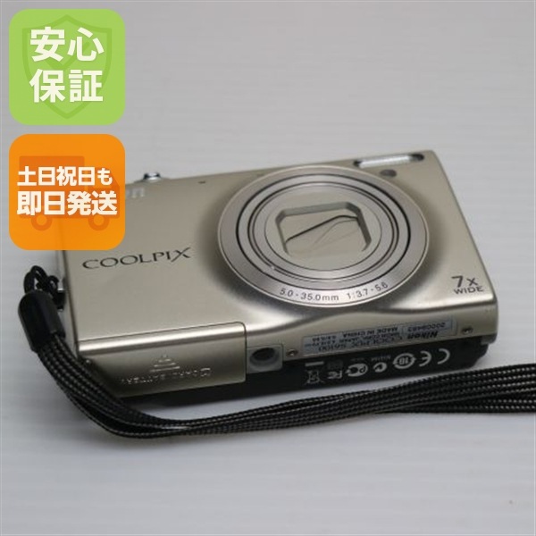 美品 COOLPIX S6100 シャンパンシルバー デジカメ Nikon 37
