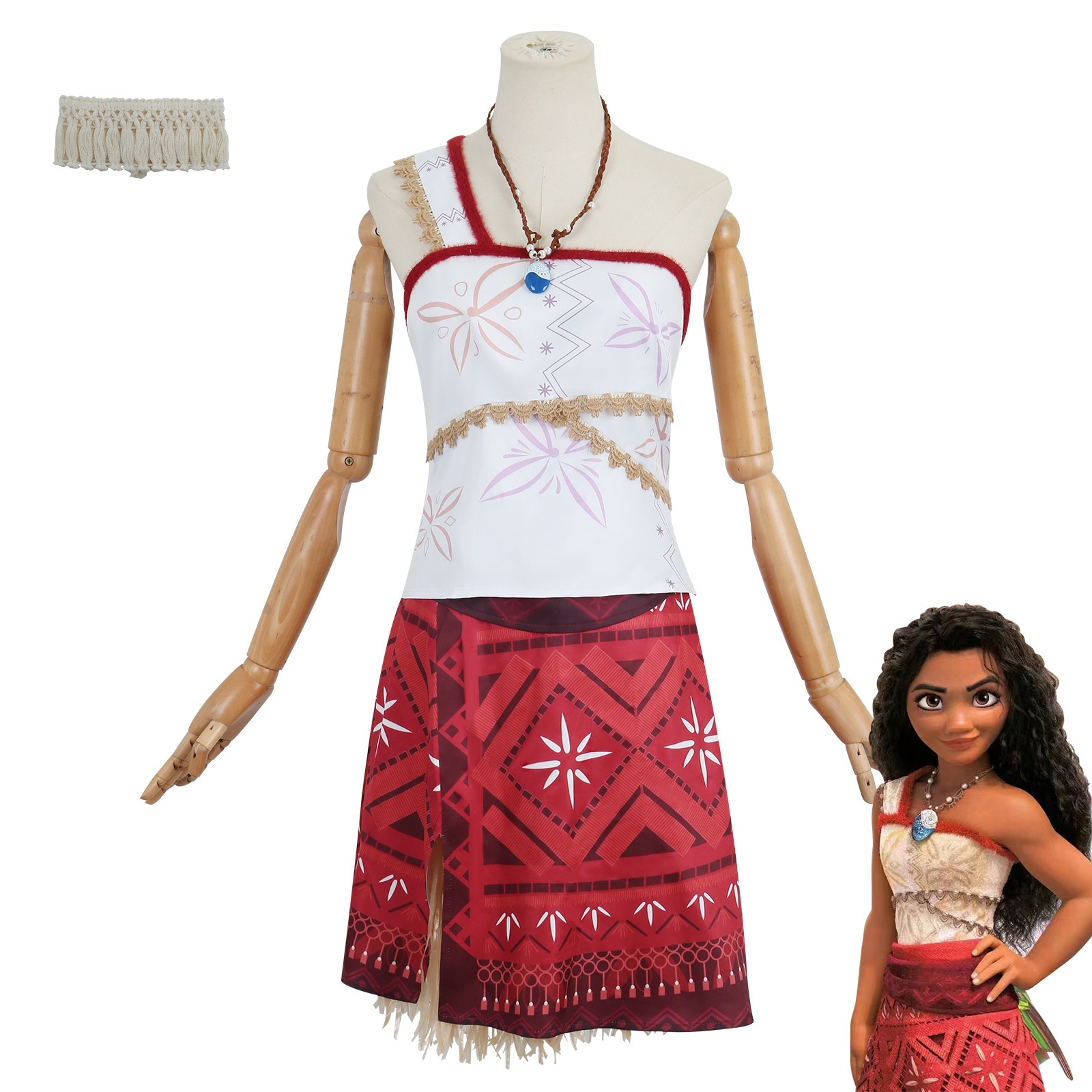 ハロウィーン海洋奇縁2cos服モアナモアナコスプレ衣装