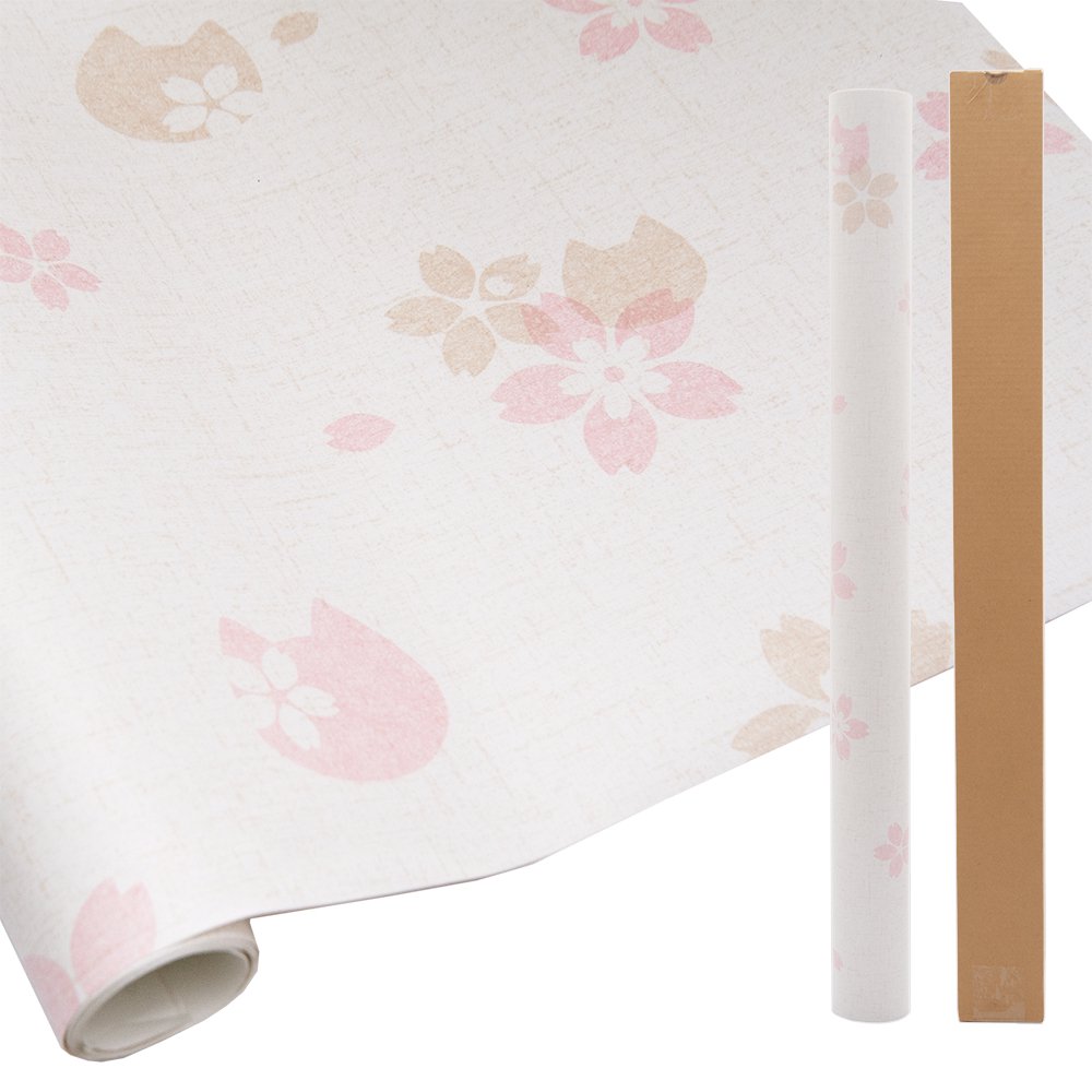 切売　つめキズ　保護シート　吸着タイプ　サクラ　８０X３００ｃｍ　猫　爪とぎ　防止シート　ドア　ふすま　３ｍ　ＣＲＣ30―74―30―00―00