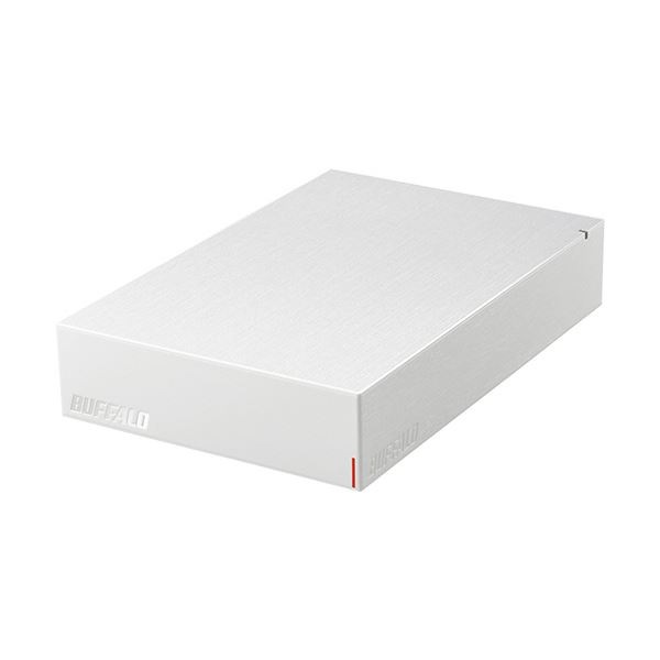 バッファロー ドライブステーションUSB3.2（Gen1）対応外付けHDD 4TB ホワイト HD-LE4U3-WB 1台