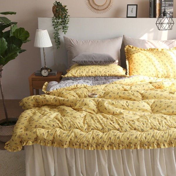 Everything 60NeC ボイルフリル両面布団セット SS/Q/K