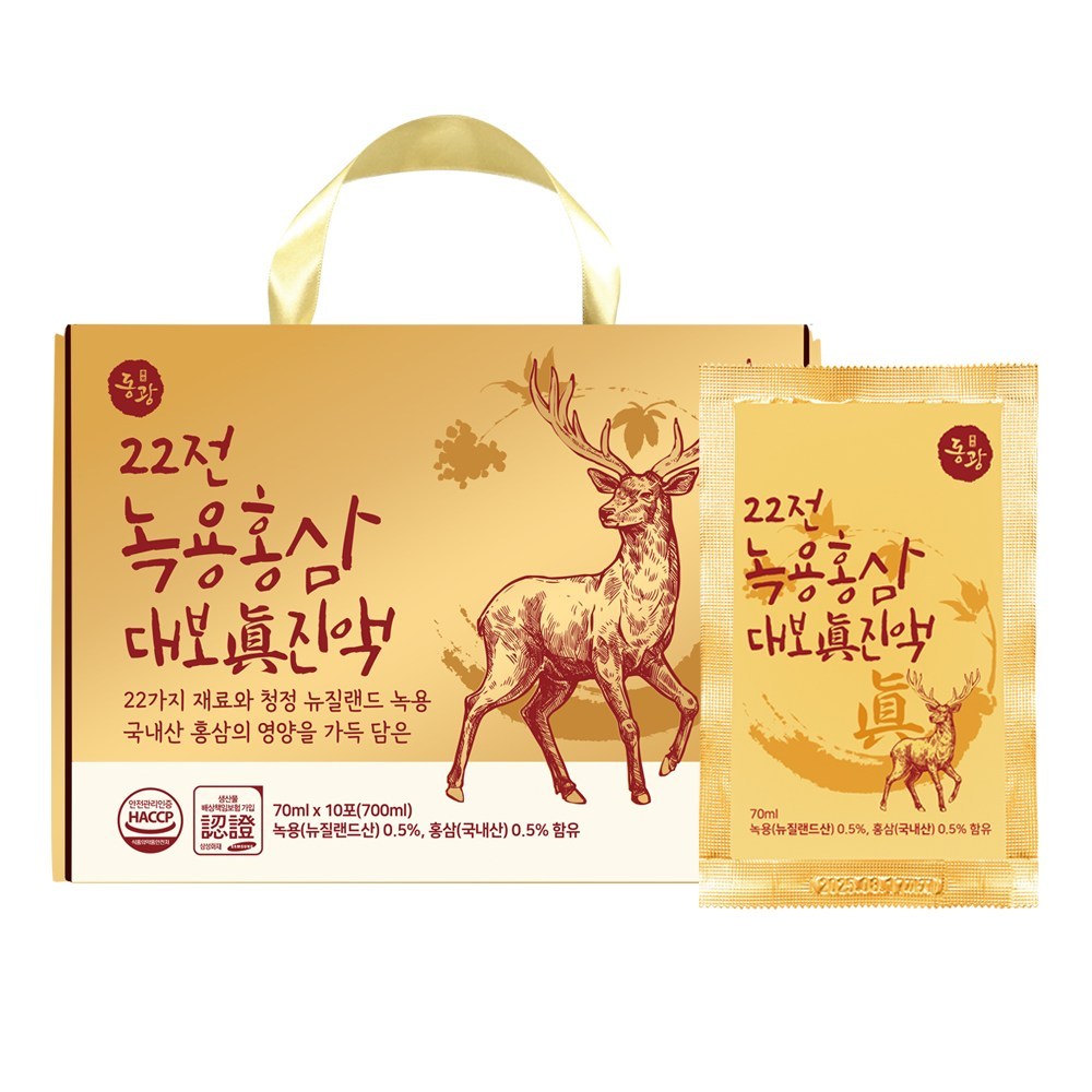 [東光ハンバンモール]錆龍紅参大保進液1個10包（70mlx1...700ml1個）