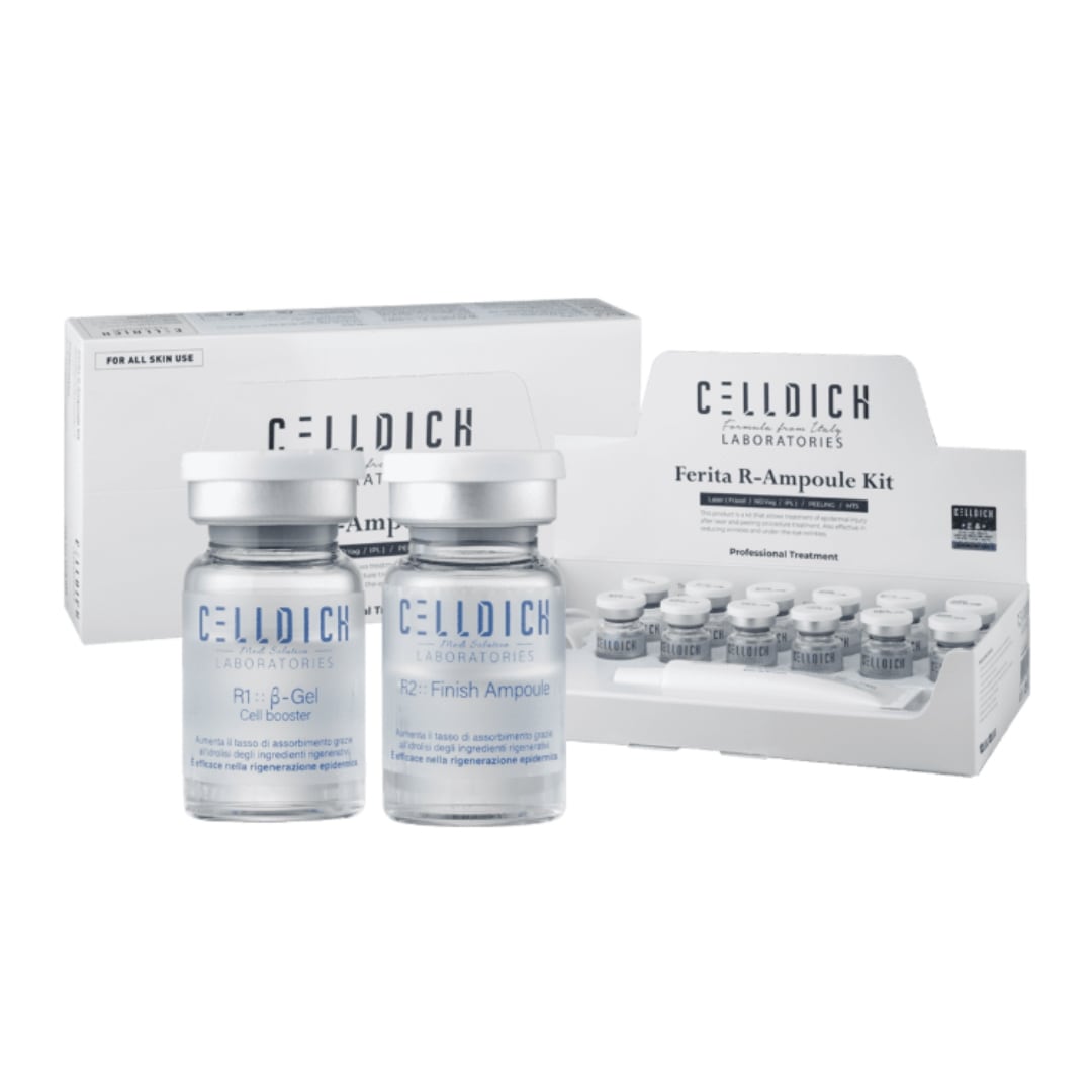 フェリタ Rアンプル 水分ツヤキット (R1ゲル 5ml x 6ea, R2アンプル 5ml x 6ea, フォバクリーム 25ml)