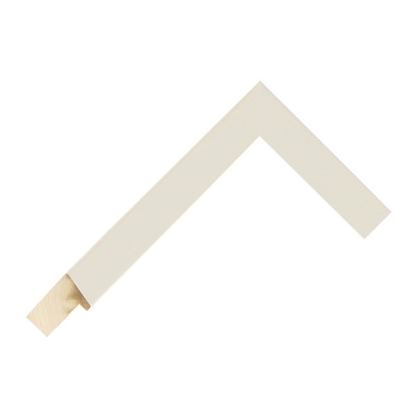 大額 木製 油額/仮縁 セットアップフレーム F50 ホワイト [10.6x128x7.9cm]