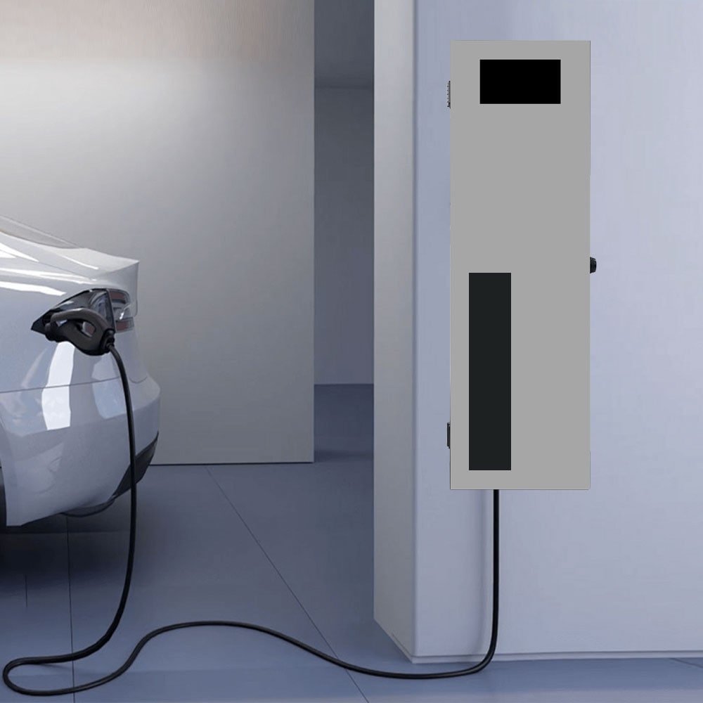 EV・PHEV・PHV用 充電コンセントボックス 95*30*18.2cm 電気自動車用 電源収納ケース ev充電ケーブル収納ボックス 電気自動車充電器 ev充電ケーブルホルダー 盗難防止 小窓付き