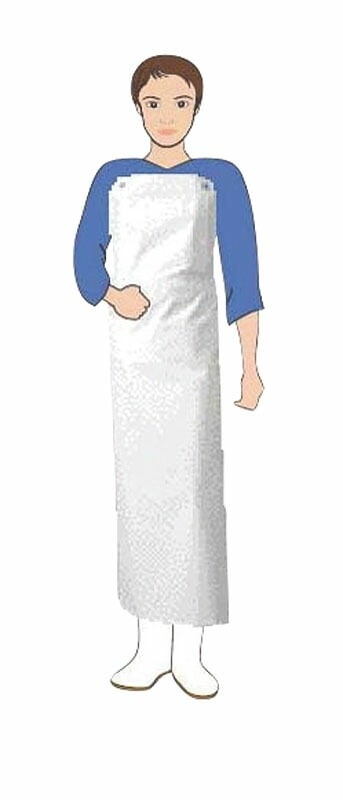 （まとめ買い）ニュ-タッチエプロン胸付 780M [x3]