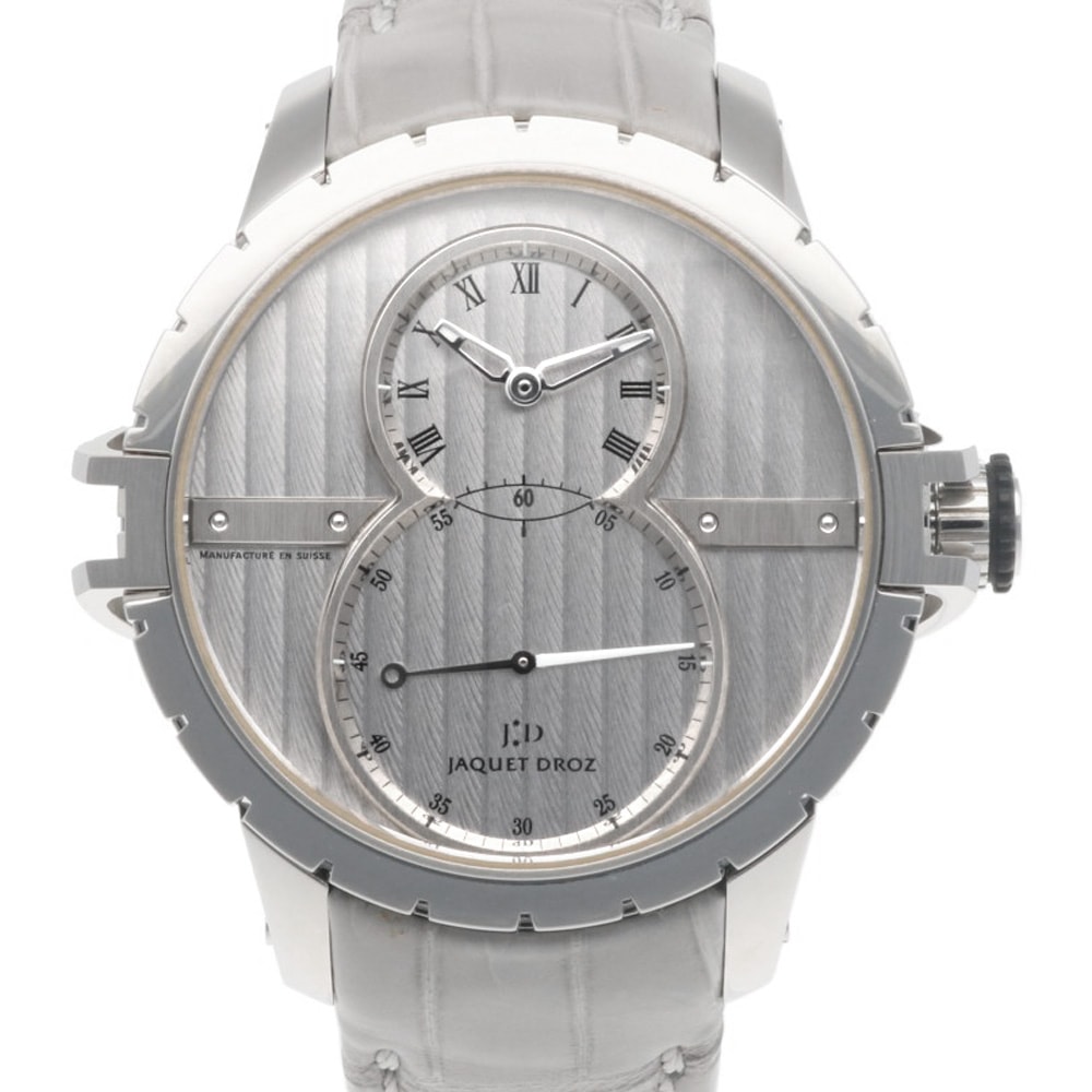 ジャケ・ドロー グランセコンド 腕時計 ステンレススチール J029020-42 自動巻き 1年保証 JAQUET DROZ 中古 美品