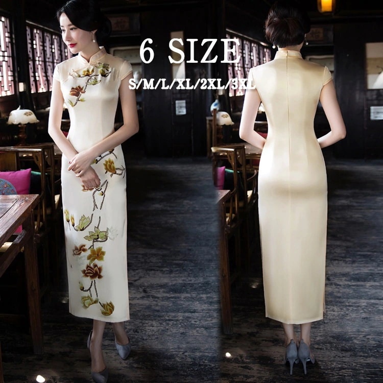 チャイナドレス ロング チャイナドレス コスプレ チャイナドレス ノースリーブ チャイナドレス 大き