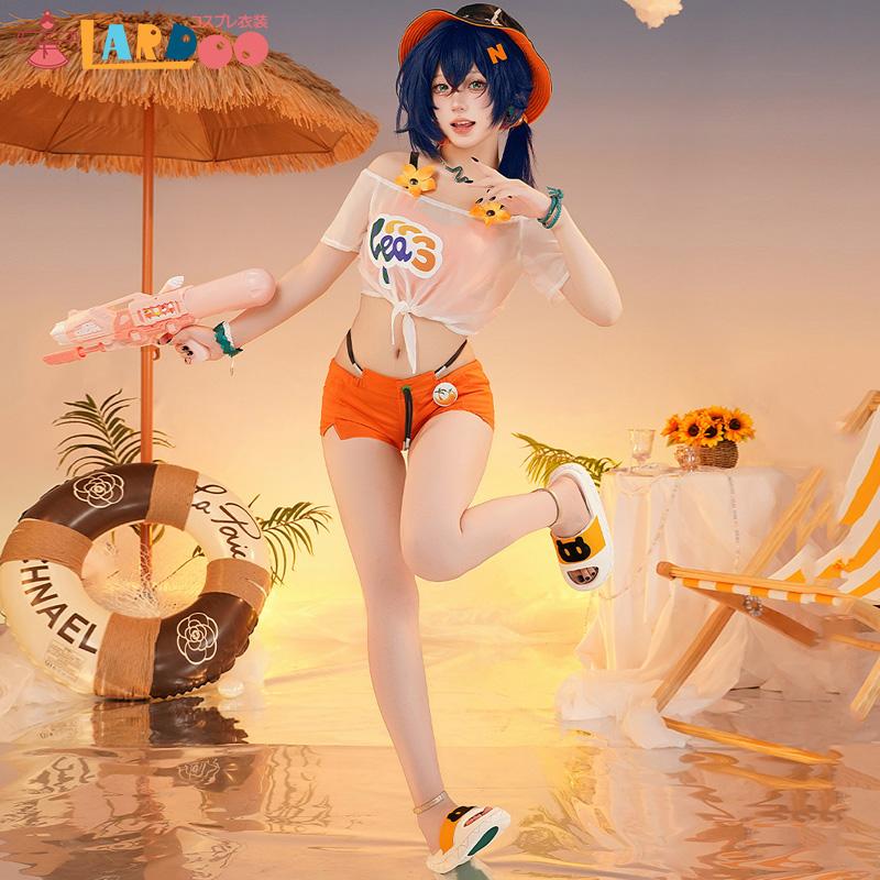 【工場直販 品質保証】 ゼンレスゾーンゼロ ゼンゼロ リン-Belle 「夏色ブルースカイ」 コスプレ衣装 コスチューム ZenlessZoneZero