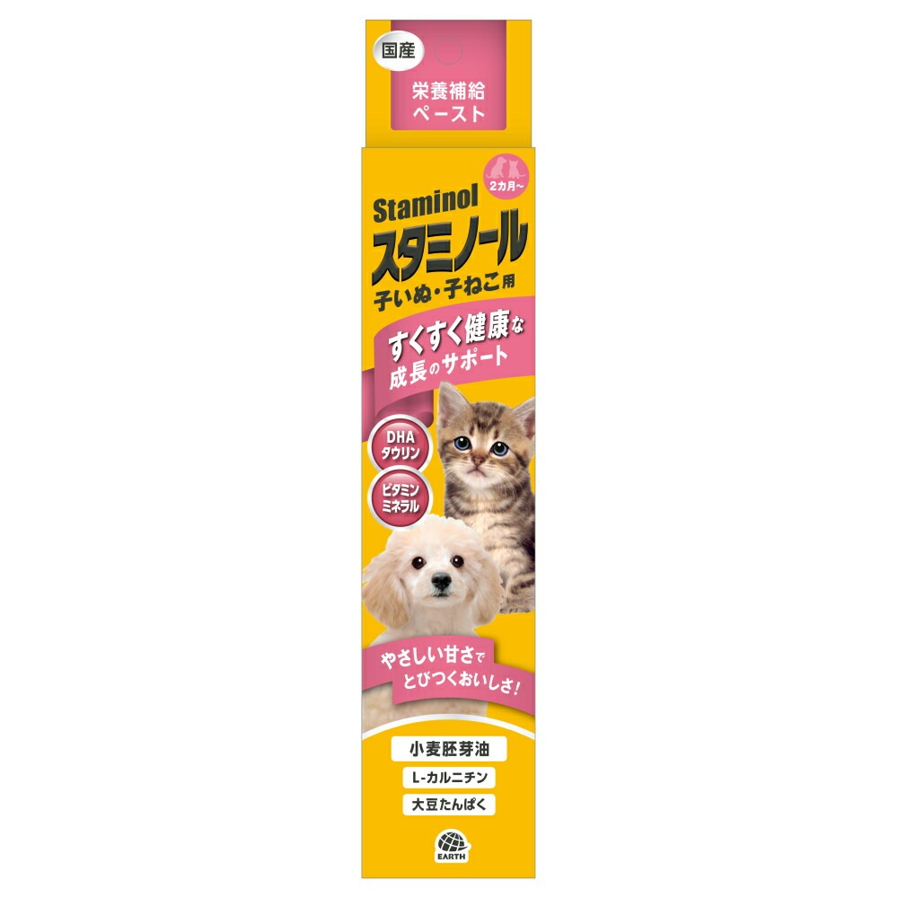 （まとめ買い）スタミノール 子いぬ/子ねこ用 100g 犬猫用フード [x3]