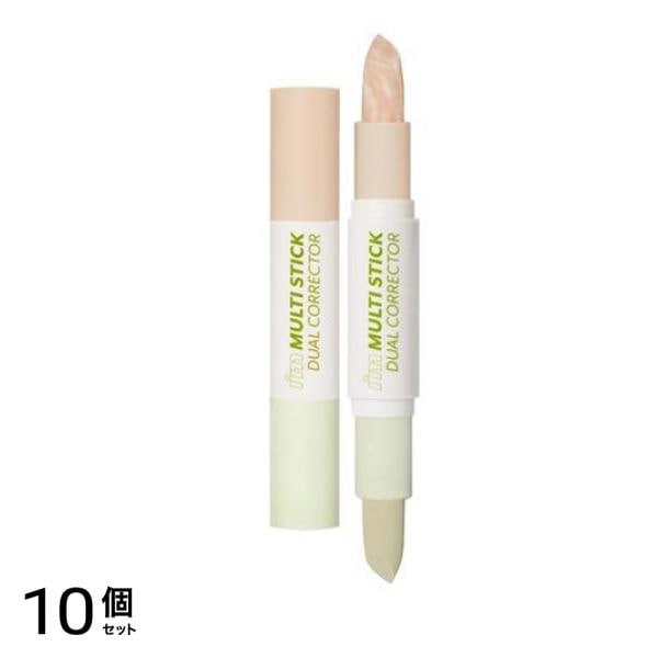 アイムミミ アイムマルチスティックデュアルコレクター 002 ライトグリーン 7.6g 10個セット