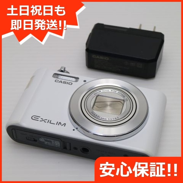 美品 EX-ZS180 ホワイト デジカメ CASIO 27