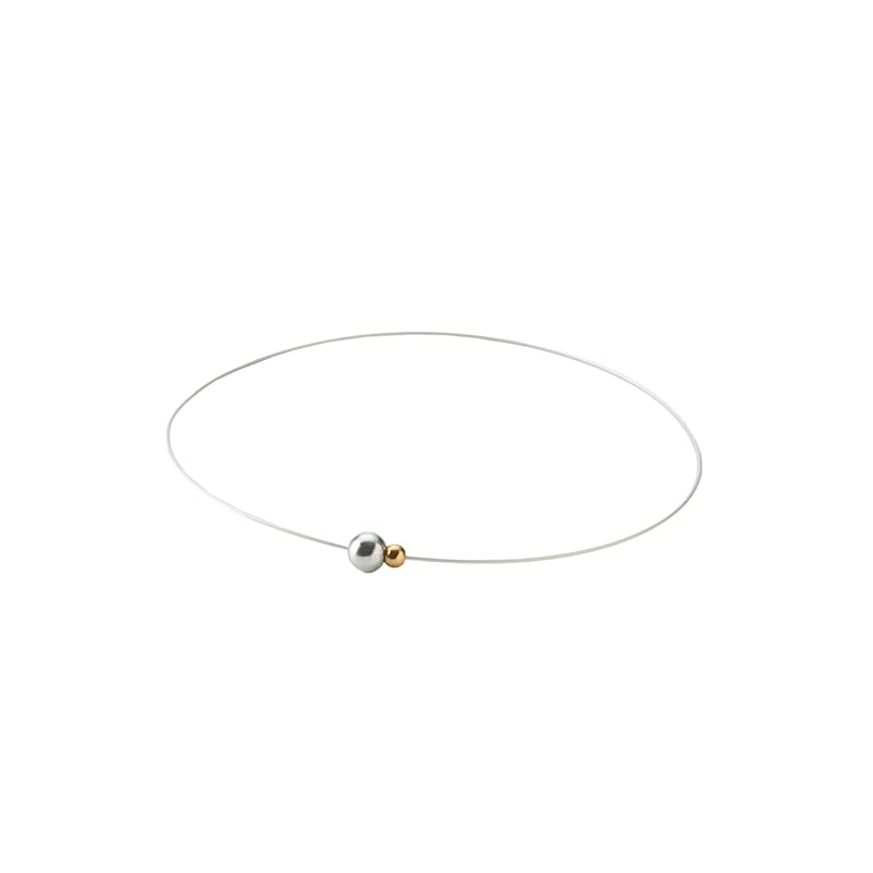 【迅速発送】phiten(ファイテン) RAKUWA ネックレス ワイヤー EXTREME ミラーボールツイン シルバー/ゴールド 45cm【肩こり】【首こり】【ファイテン先端技術メタックス採用】