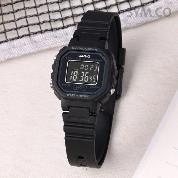 LA-20WH-1B ヴィンテージ デジタル ミニマル 学生 子供 女の子 ウレタン 腕時計 d