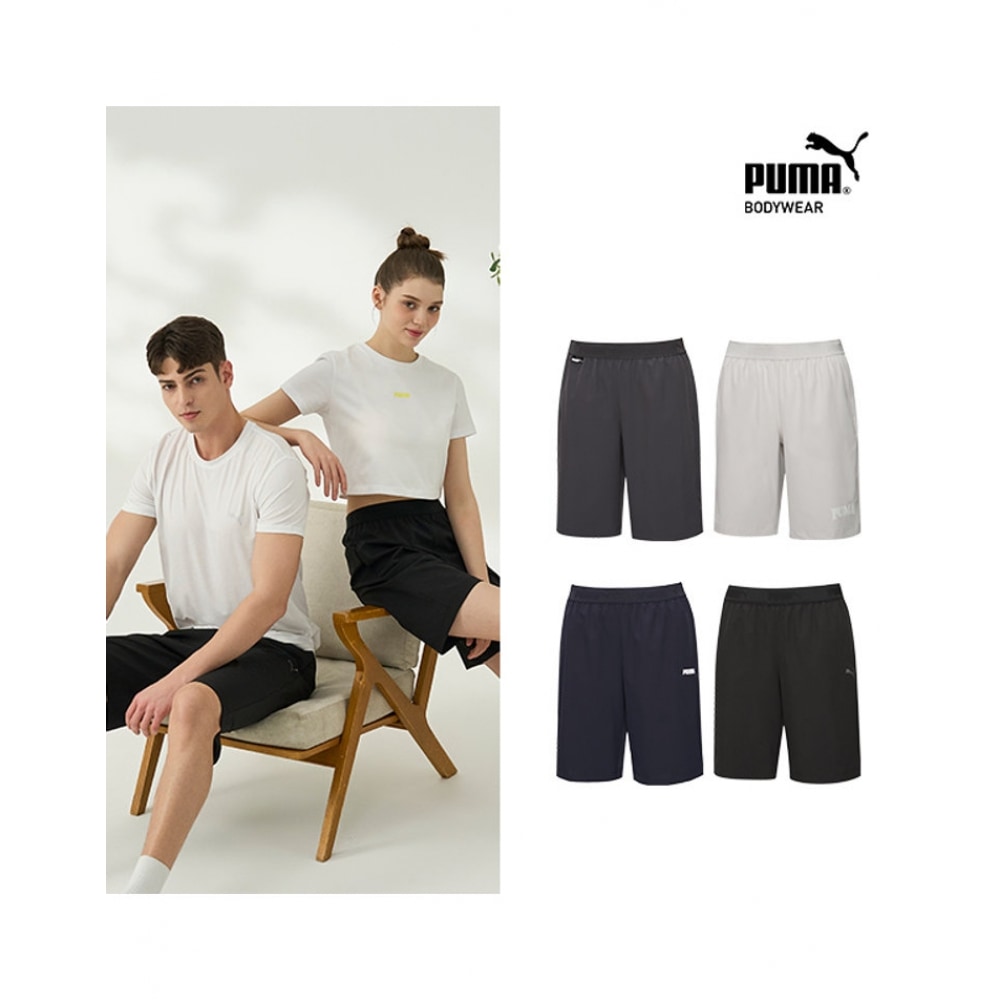 プーマ ウ woven トレーニング ハーフパンツ 男女共用 4種セット