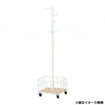 弘益（KOEKI） MASH ビーワイケージ ポールハンガー ホワイト BCPH380WH