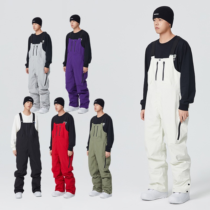 スノーパンツ 2024 サロペット スキーパンツ スノーボードウェア メンズ レディース スキーウェア スノボウェア