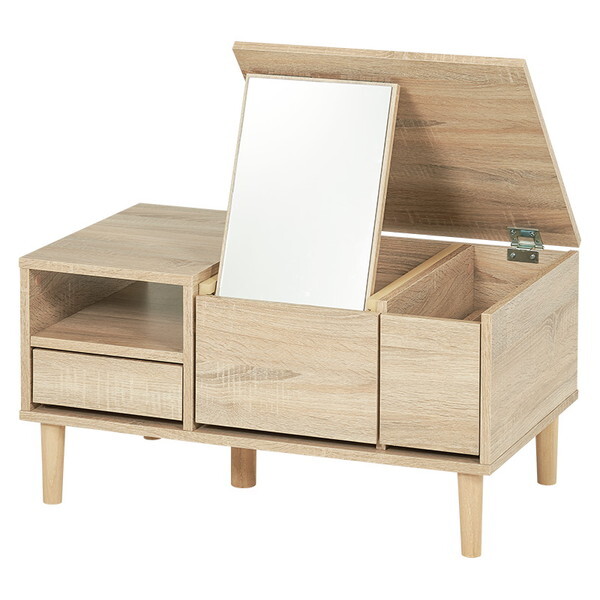 RD-1125NA コスメテーブル ナチュラル メーカー直送