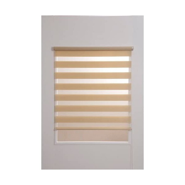Fullness 1028239-1028239 調光ロールスクリーン ゼブライト 横60縦190cm ベージュ メーカー直送