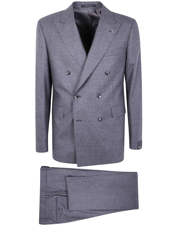 TAGLIATORE Men Suits Set 2FNJ20B01 550012 S3082 GREY SILVER