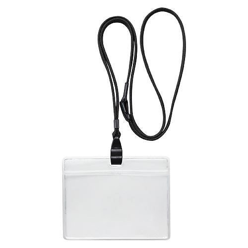 （まとめ買い）吊下げ名札 エコノミータイプ 黒 10個 NF-482-D 00014882 [x3]