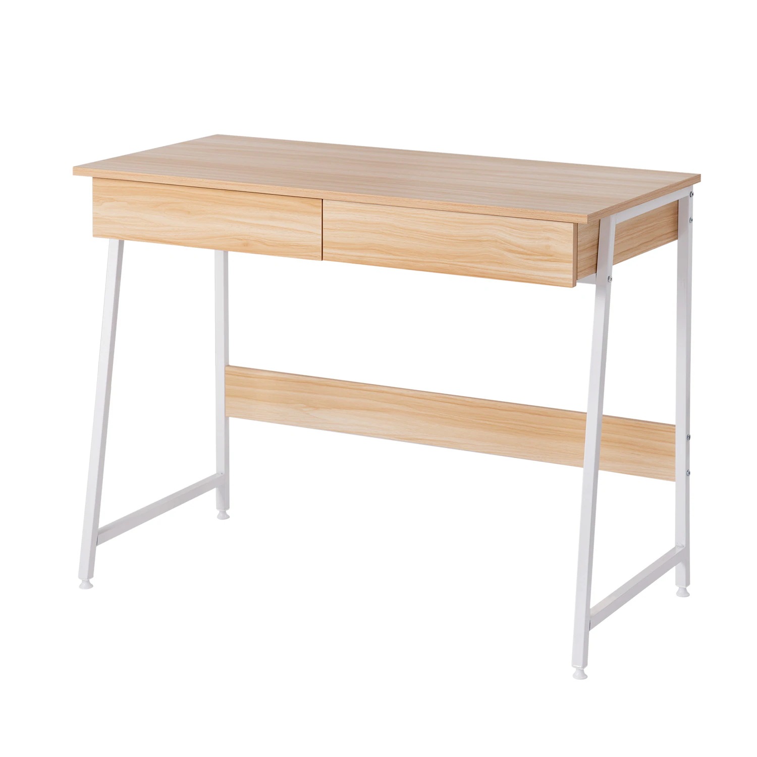 【WF301556AAAset】【人気商品】パソコンデスク　引き出し付き　幅100*奥48 　ナチュラル 16,793円