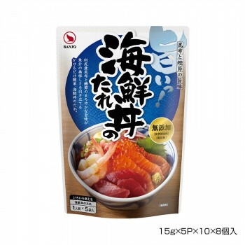 BANJO 万城食品 特価キャンペーン 海鮮丼のたれ 限定品 5x10x8個入 490654 15g