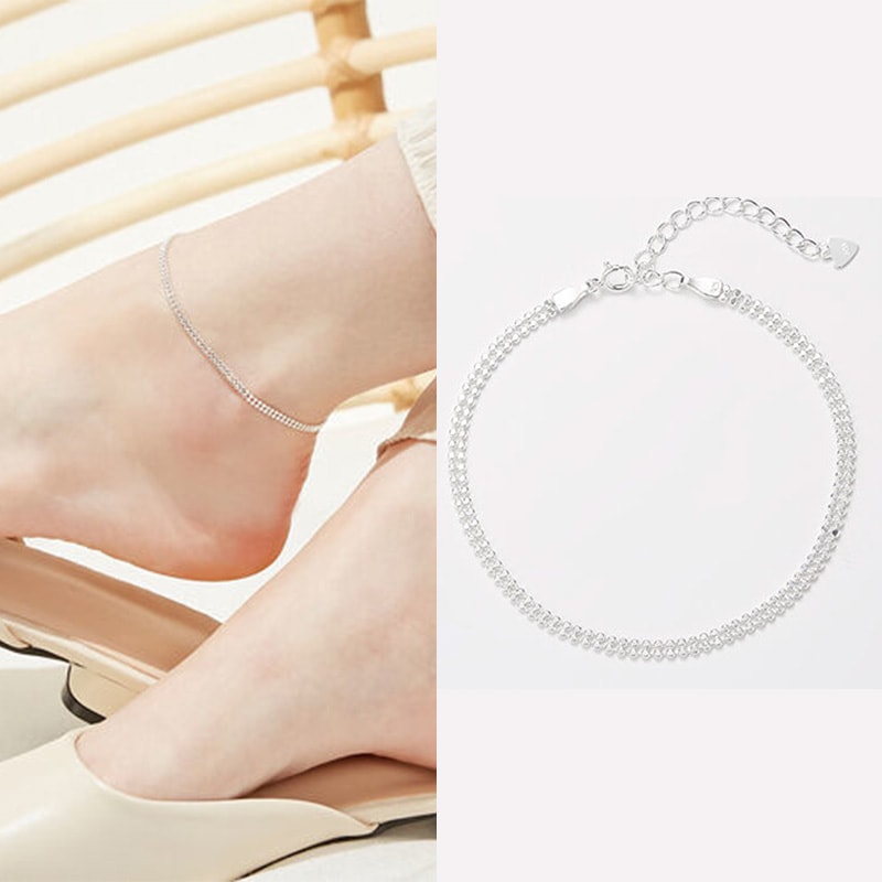 シルキーチェーン エンクレット/韓国女性アクセサリー韓国ジュエリー/韓国ファッション 韓国人気ブランド