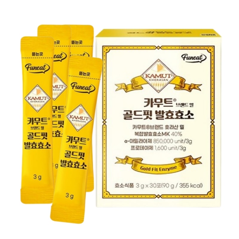 【韓国】カムートブランド小麦ゴールドフィット発酵酵素30p_90g
